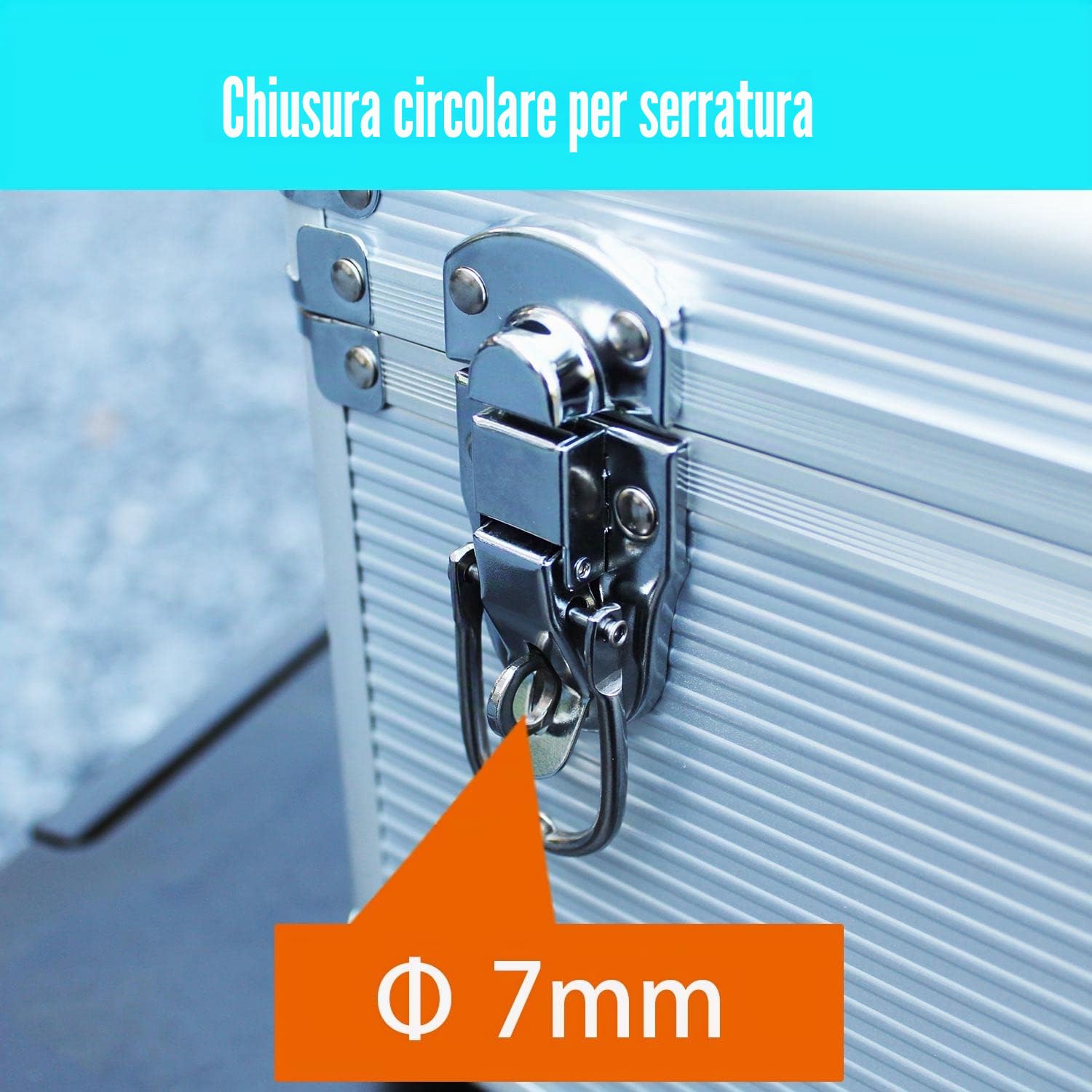 GLOTRENDS B42 Scatola di Protezione per archiviazione su Disco Rigido per HDD 8 x 3,5 Pollici e SSD 6 x 2,5 Pollici