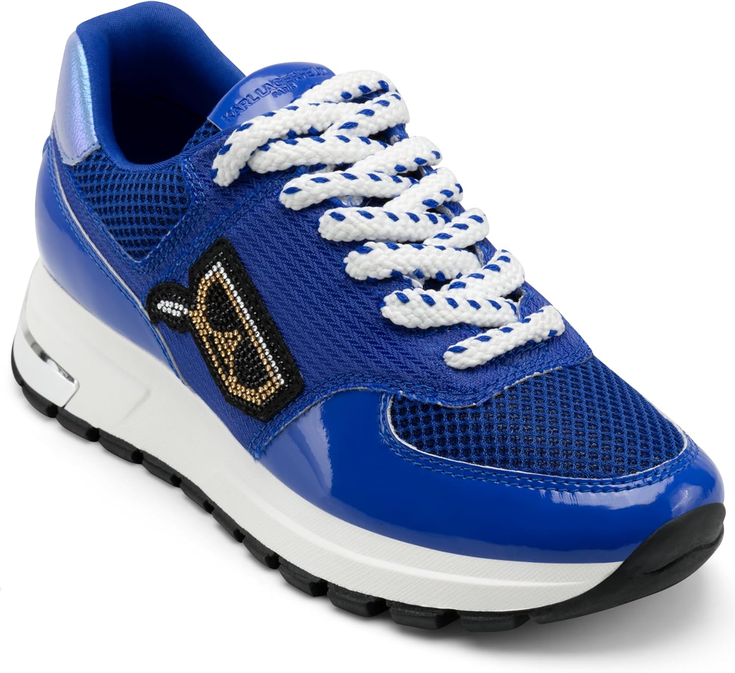 Karl Lagerfeld Womens Cushioned Insole Everyday Mayu - Lace Up Sneaker