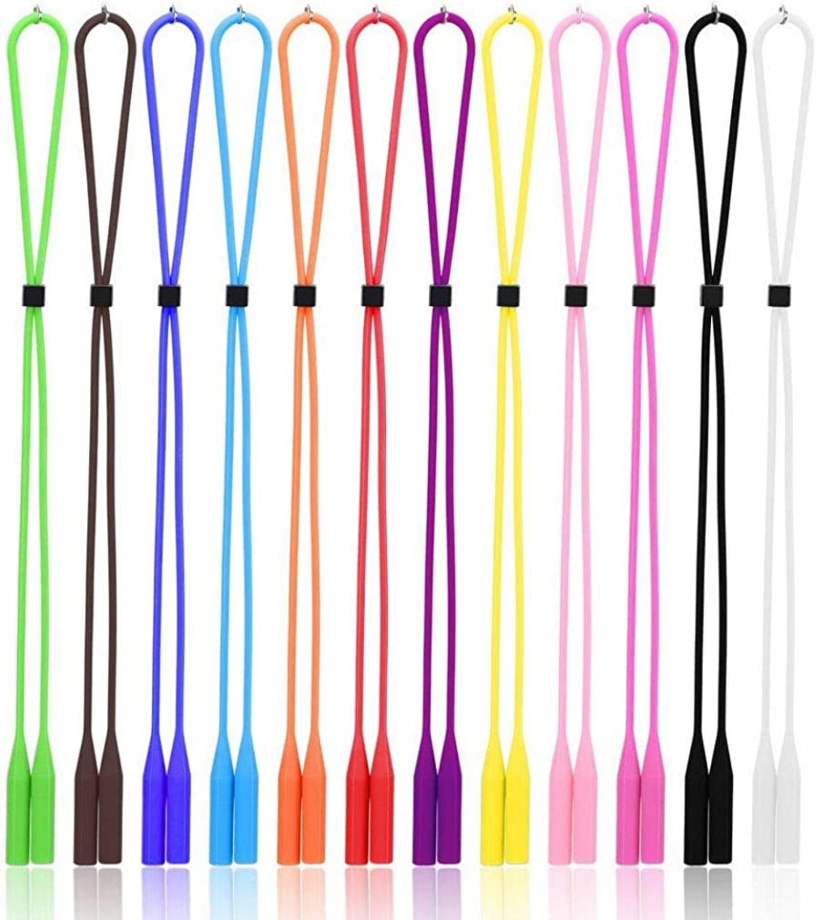 REVAHI Sangle de Lunettes de Soleil réglables Retenues de Lunettes de Sport Support de Cordon de Lunettes Anti-dérapant pour
