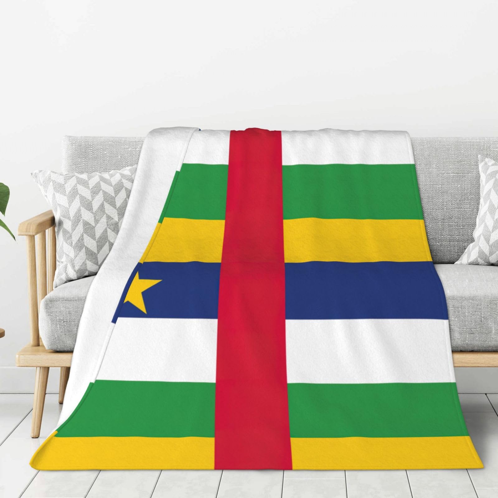 Couverture flanelle Afrique centrale super douce contre le froid du lit