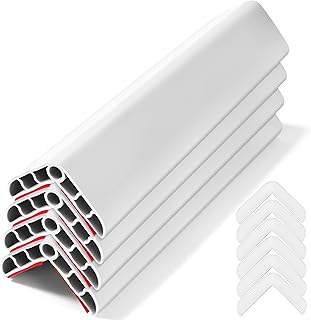 Wall Corner Edge Protector 4 Pack,1.57x1.57x23.62x0.28 inch Soft Baby Proof Corner Guards for Sharp