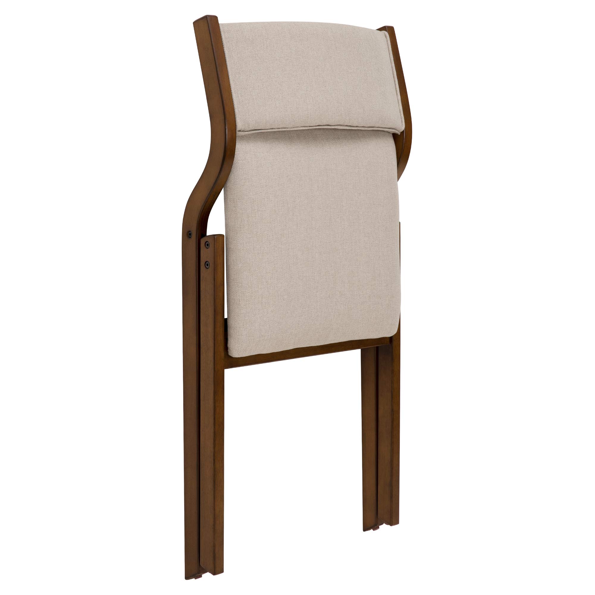 Ball & Cast Kitchen room Dining chair foldable 18 Inch Taupe Set of 2