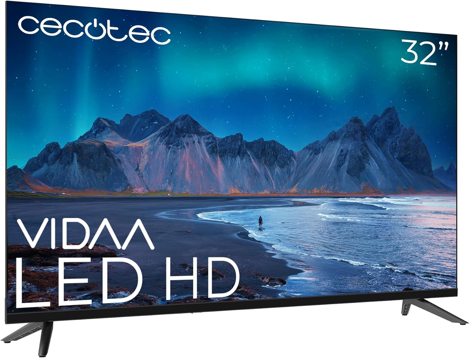 Cecotec Smart TV, Televisor LED de 32 Pulgadas Resolución HD A5 Series ALH500...