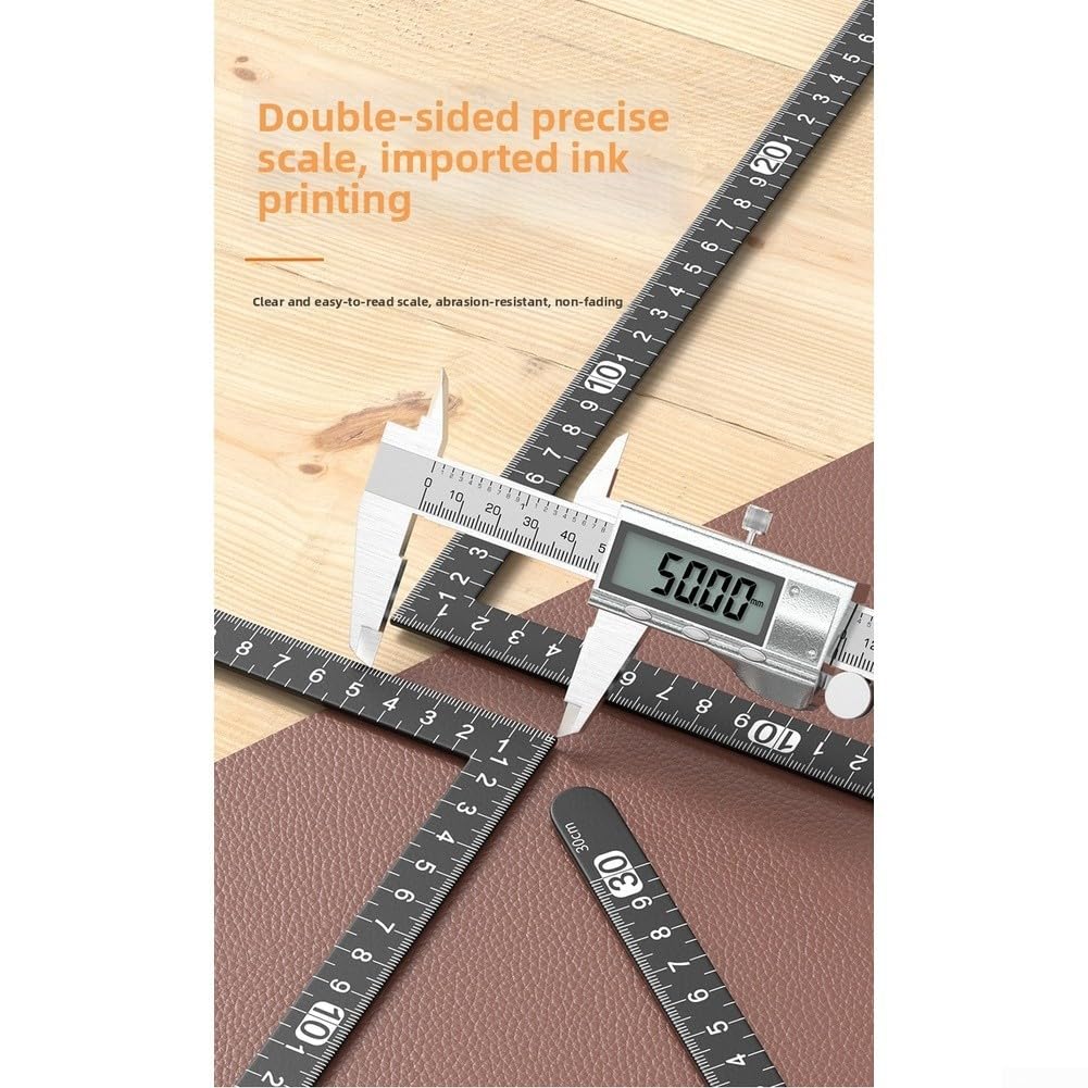 Carbon Steel Angle Ruler 30cm Double Sided Metric