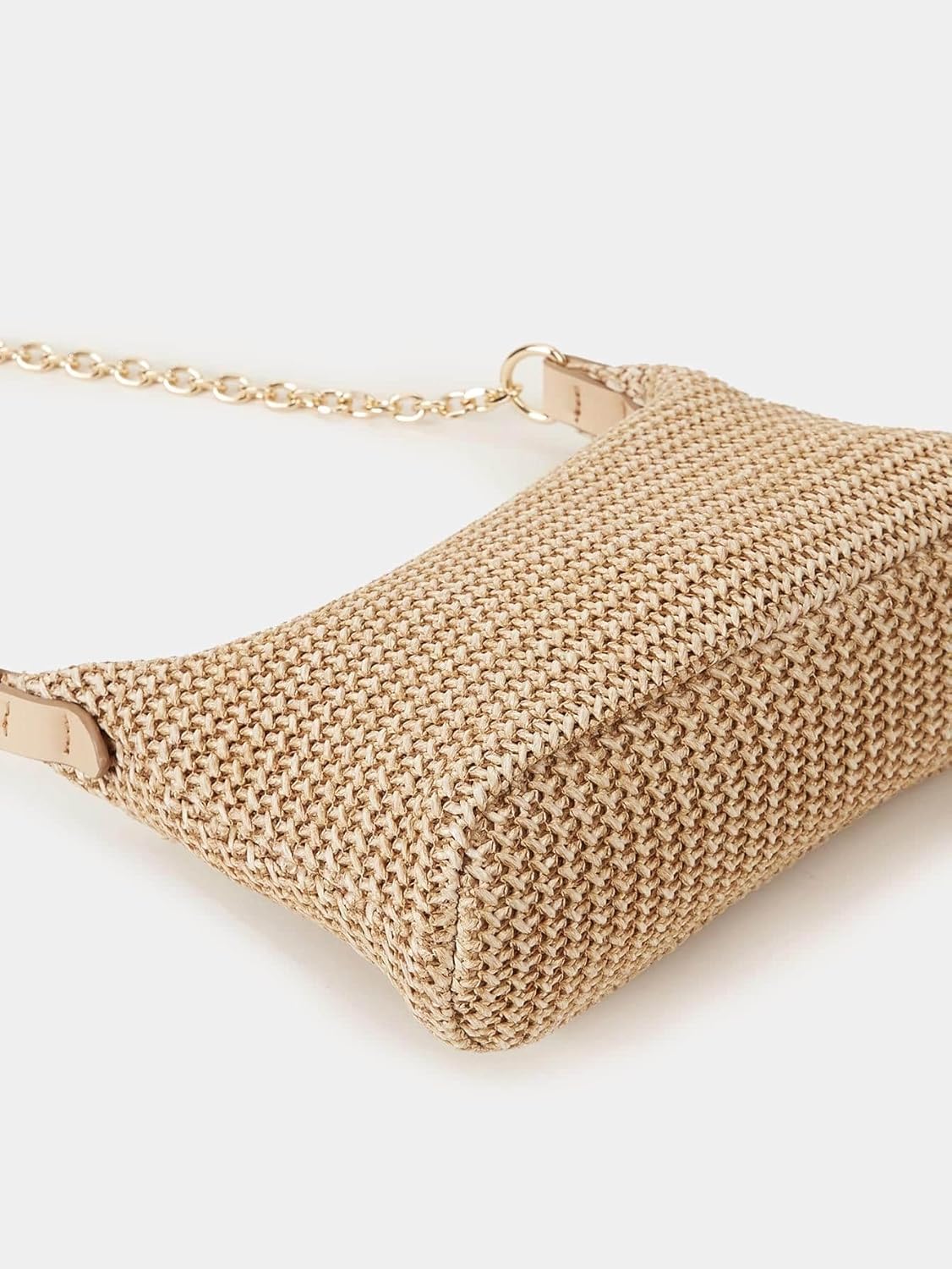 Verdusa Women's Straw Woven Shoulder Bag Tote Handbag Summer Beach Purse Vacation Bags