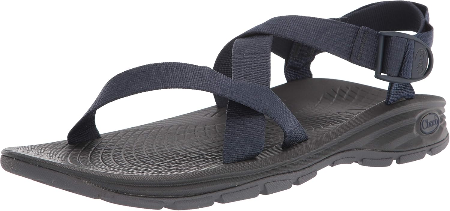 Chaco mens ZVOLV Sport Sandal, SOLID NAVY, 8 M US