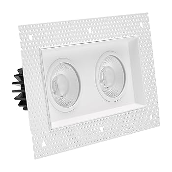 Amazon.com: Maxxima 4 inch 2 Head Trimless Slim Square