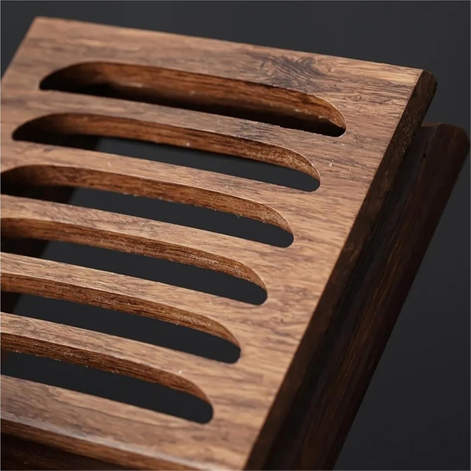 Wooden Coasters 6Pcs/Set Coasters Placemat Bamboo Waterproof Insulation Pad Tea Coffee Cup Pad Kitchen Table Decoration Table Coaster Plate Mat(Color1)