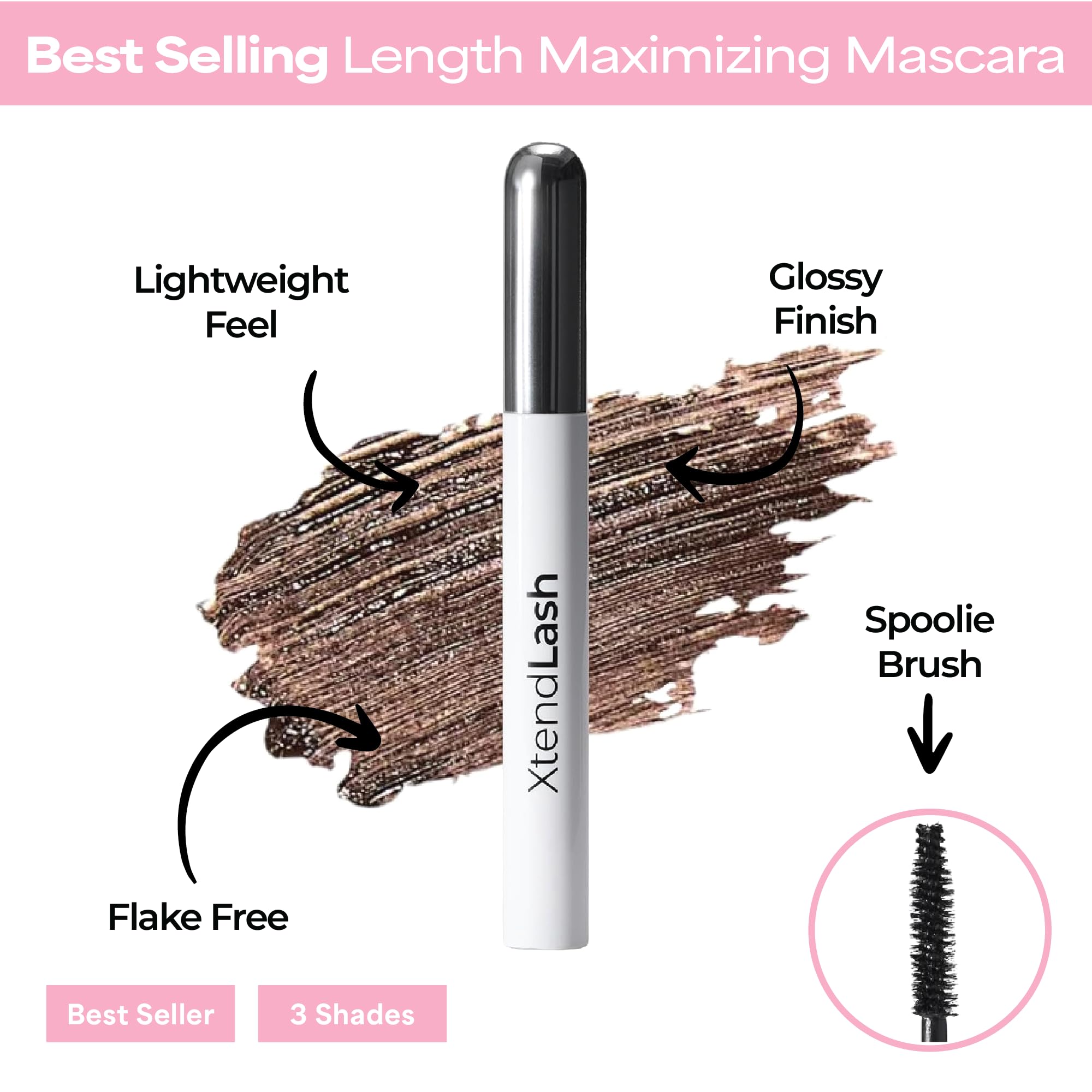 Amazon.com : MCoBeauty XtendLash Tubing Mascara - Black Brown
