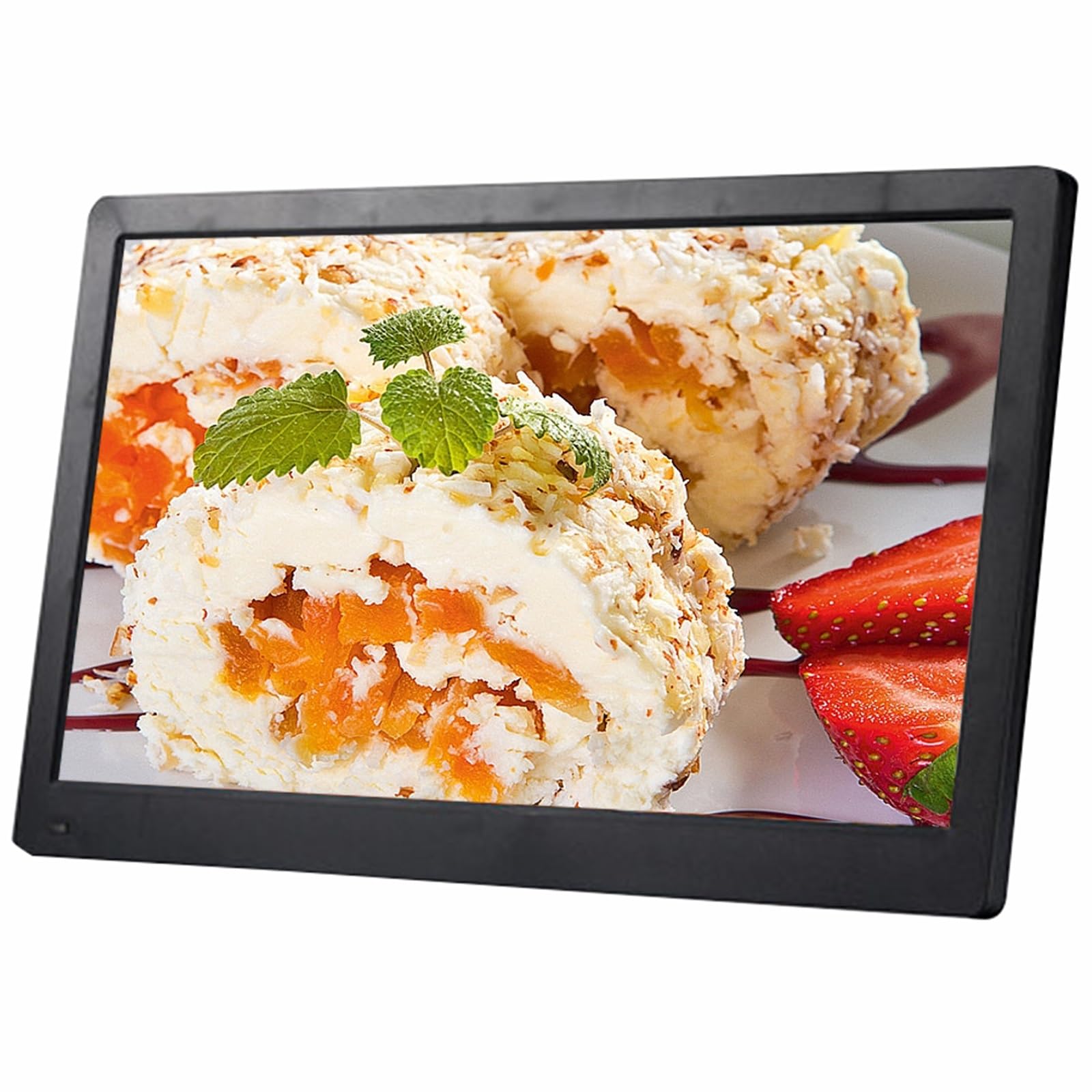 MYUYEE 15.6-Inch Ips Full Hd Digital Photo Frame With Hdmi Interface - Black And White (Black)