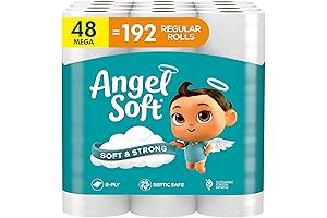 Charmin Ultra Soft ComfortSqueeze Toilet Paper, 12 Mega Roll = 48 Regular Rolls