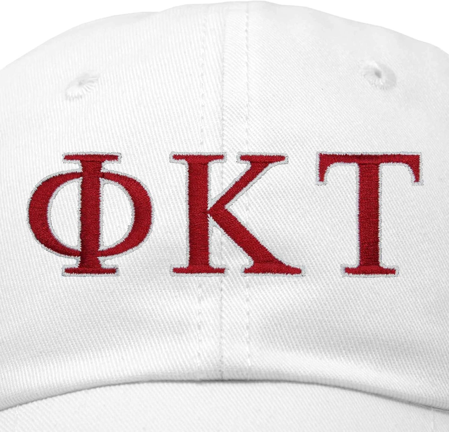 DALIX Phi Kappa Tau Greek Letters Ball Cap Embroidered Hat