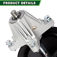 Vista 6 de 918-04822 Conjunto de husillo de repuesto OEM 918-04822A 618-04822 918-04889 30-8001 compatible con cubiertas de 42 pulgadas Cub Cad et MTD Troy-B