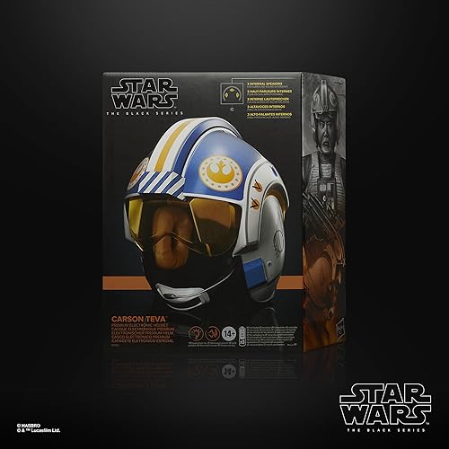 Miniatura 3 de Star Wars The Black Series Carson Teva - Casco electrónico premium con LED avanzados y efectos de sonido, a partir de 14 años