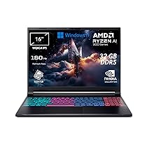 acer Nitro V 16S AI PC Portatile IA | Notebook Gaming| NVIDIA GeForce RTX 5070 8 GB | Ryzen AI 9 365 | Ram 32 GB DDR5 | 1024 GB SSD | Display 16″ WQXGA IPS 180 Hz | Copilot+ PC | Windows 11 | QWERTY