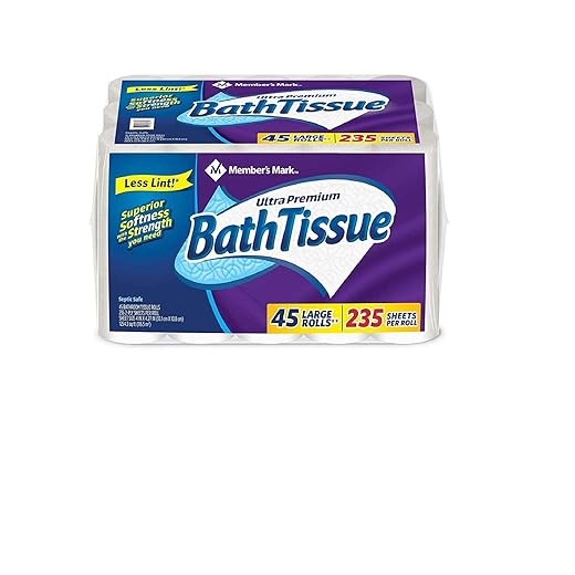Member's Mark Ultra Premium Bath Tissue, 2 ply (232 sheets, 45 rolls)