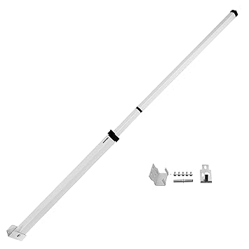 Securityman Sliding Door Security Bar - Child Proof Sliding Door Lock Bar with Anti Lift Lock - Fits Most Doors & Windows - Adjustable Patio Door Security Bar (19