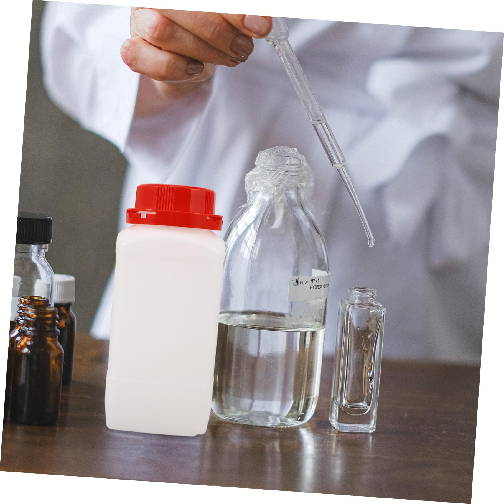 SOLUSTRE 8stücke Experimentierflasche Leere Reagenzflasche Sicherem Verschluss Für Laborproben Und Chemische Flüssigkeiten Zur Sicheren Lagerung