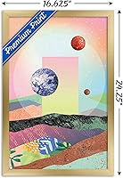 Vista 72 de Trends International Abstract Space Wall Poster with Magnetic Frame