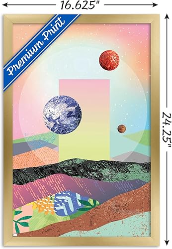 Miniatura 72 de Trends International Abstract Space Wall Poster with Magnetic Frame