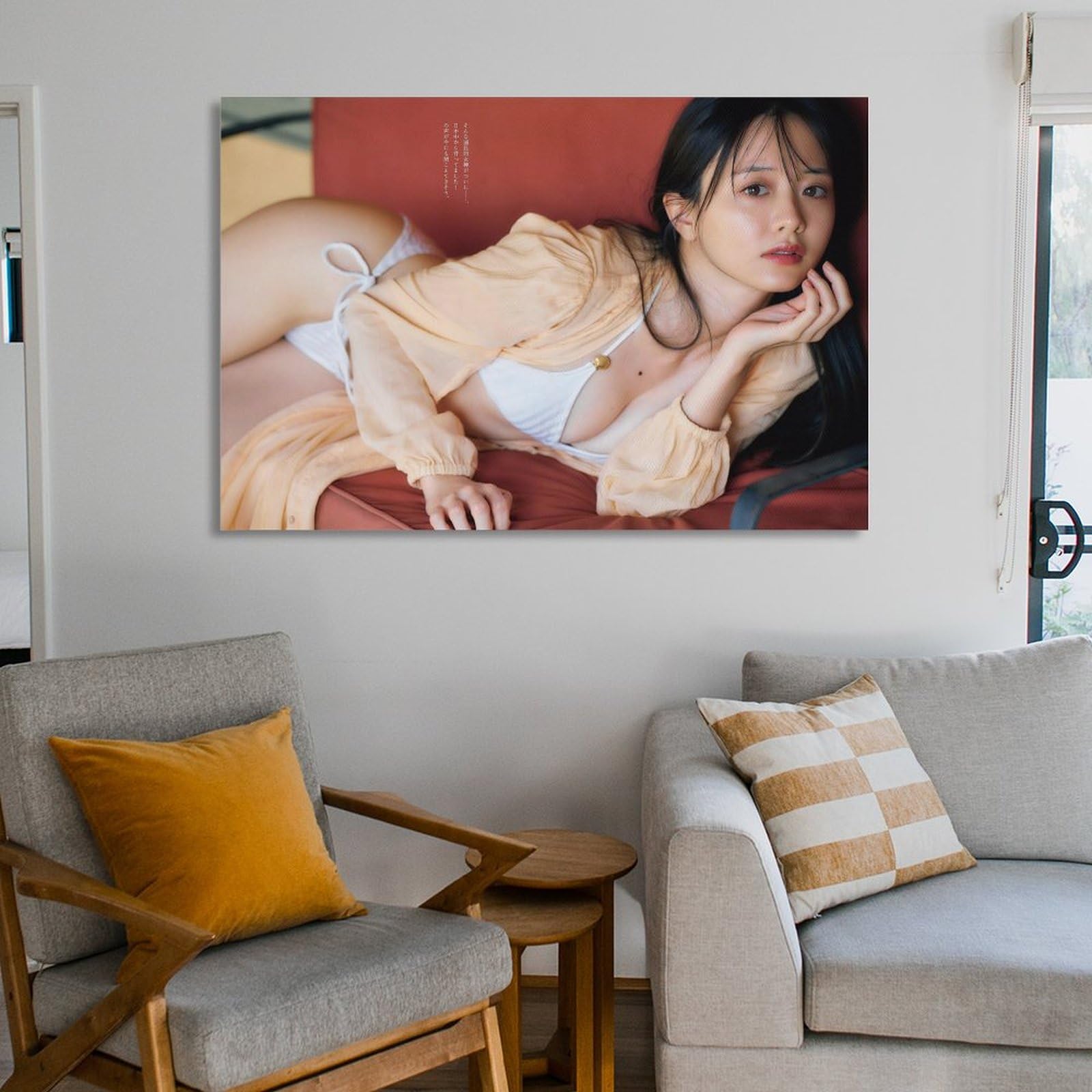 Amazon.co.jp: 森香澄かわいいセクシー清純水着壁の絵ポスター アート