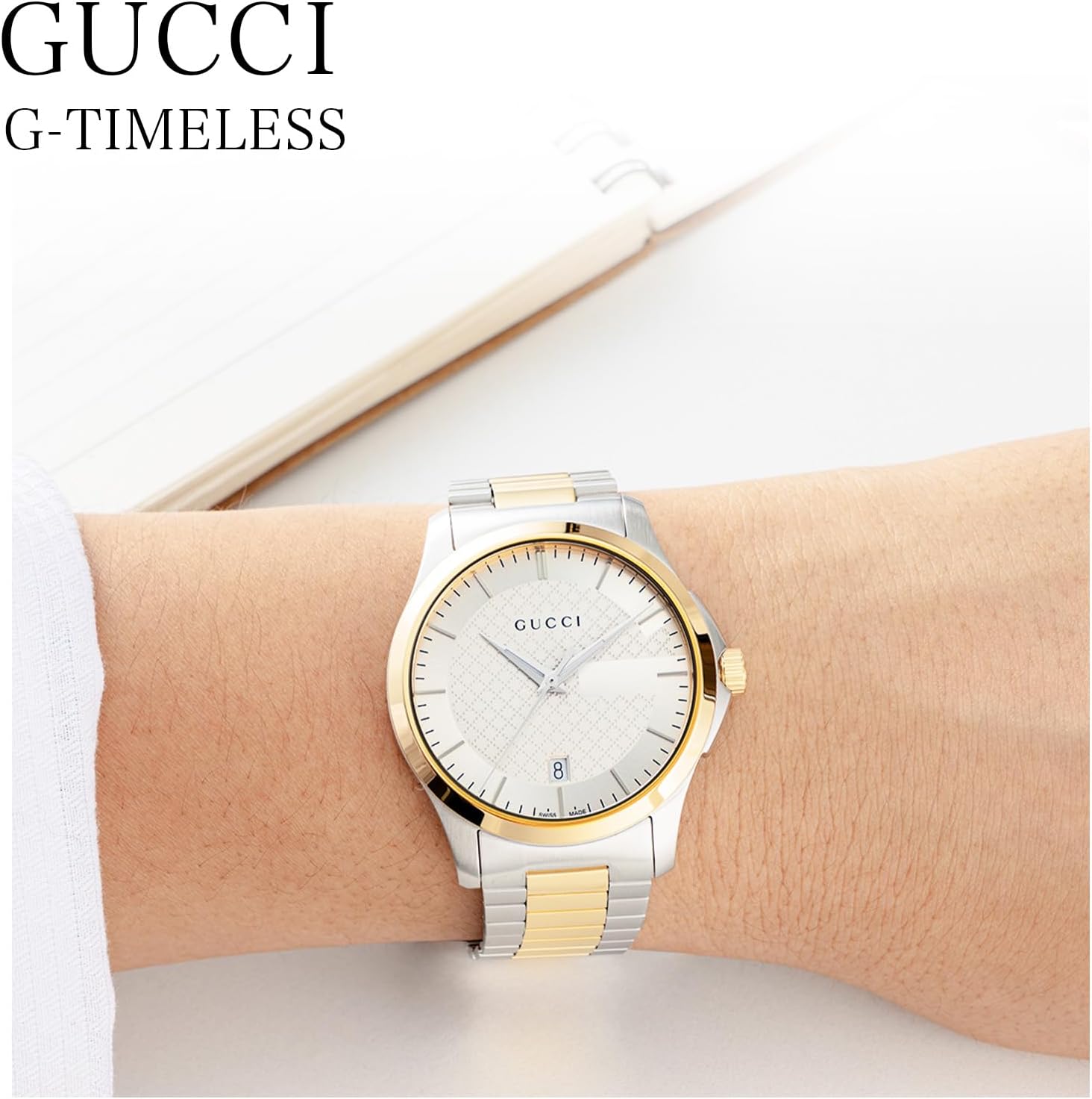 [Gucci] Gucci Watch G Timeless Silver Dial ya126450 Men's [parallel import goods]