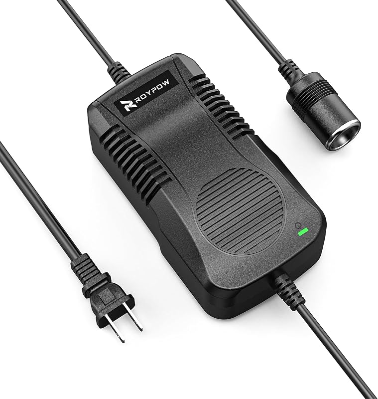 Conversor AC/DC RoyPow C180 120 V para tomada veicular 12 V – 180 W, 15 A, 1 unidade