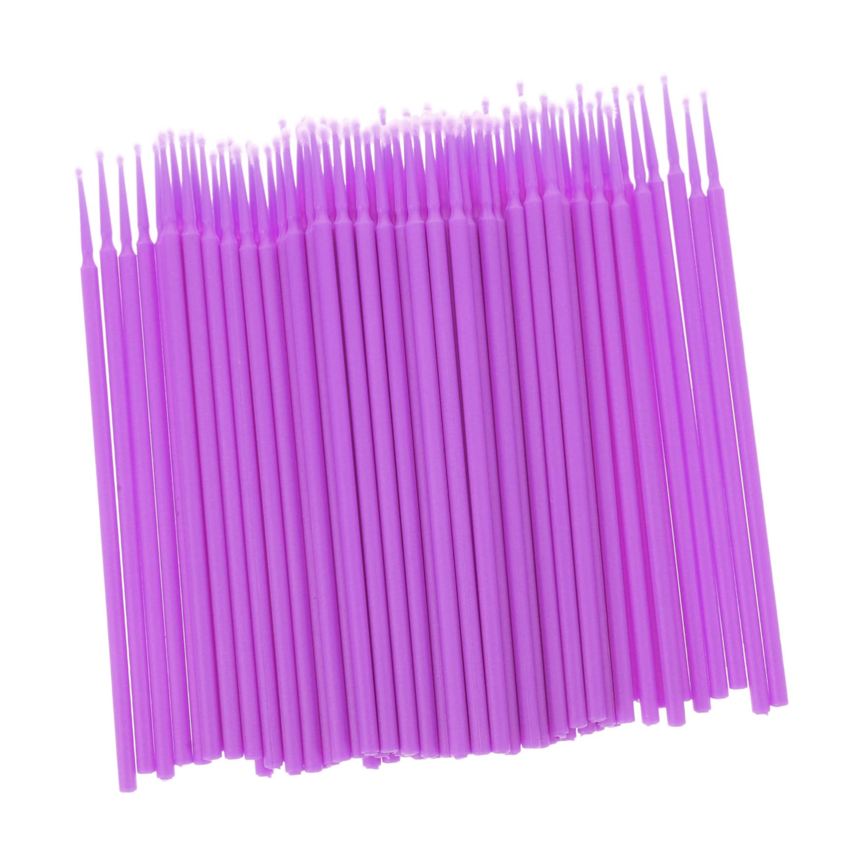 FOMIYES Practical Beauty Tools 2 Packs of Eyebrows Swabs Disposable Cotton Brush Sticks Compact Lightweight Non-linting for Household Beauty