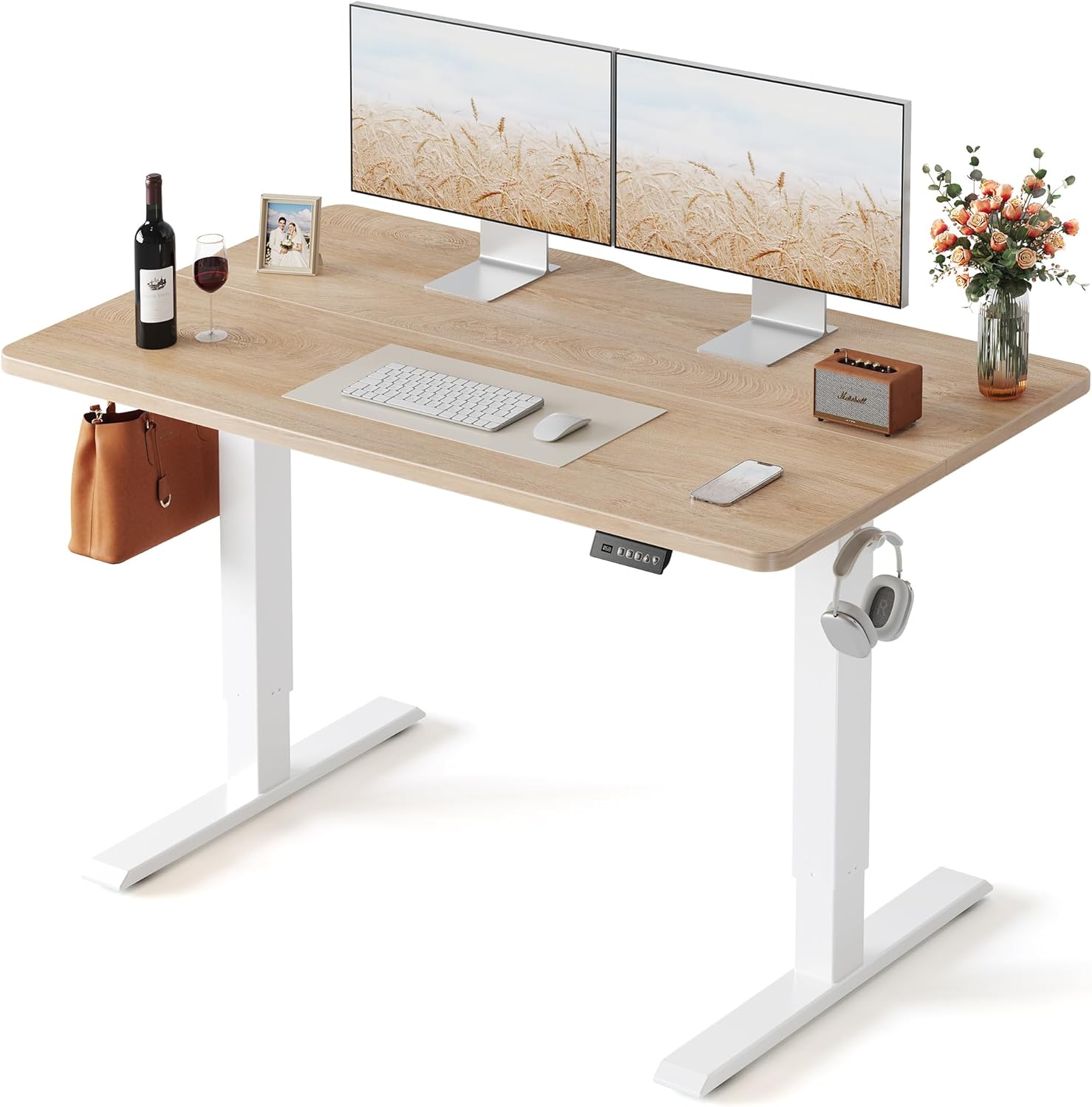 FEZIBO electric standing desk height adjustable home office