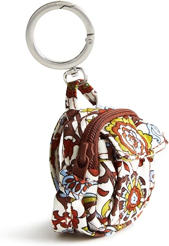 Vera Bradley Llavero original de algodón para mochila para mujer, diseño de vide