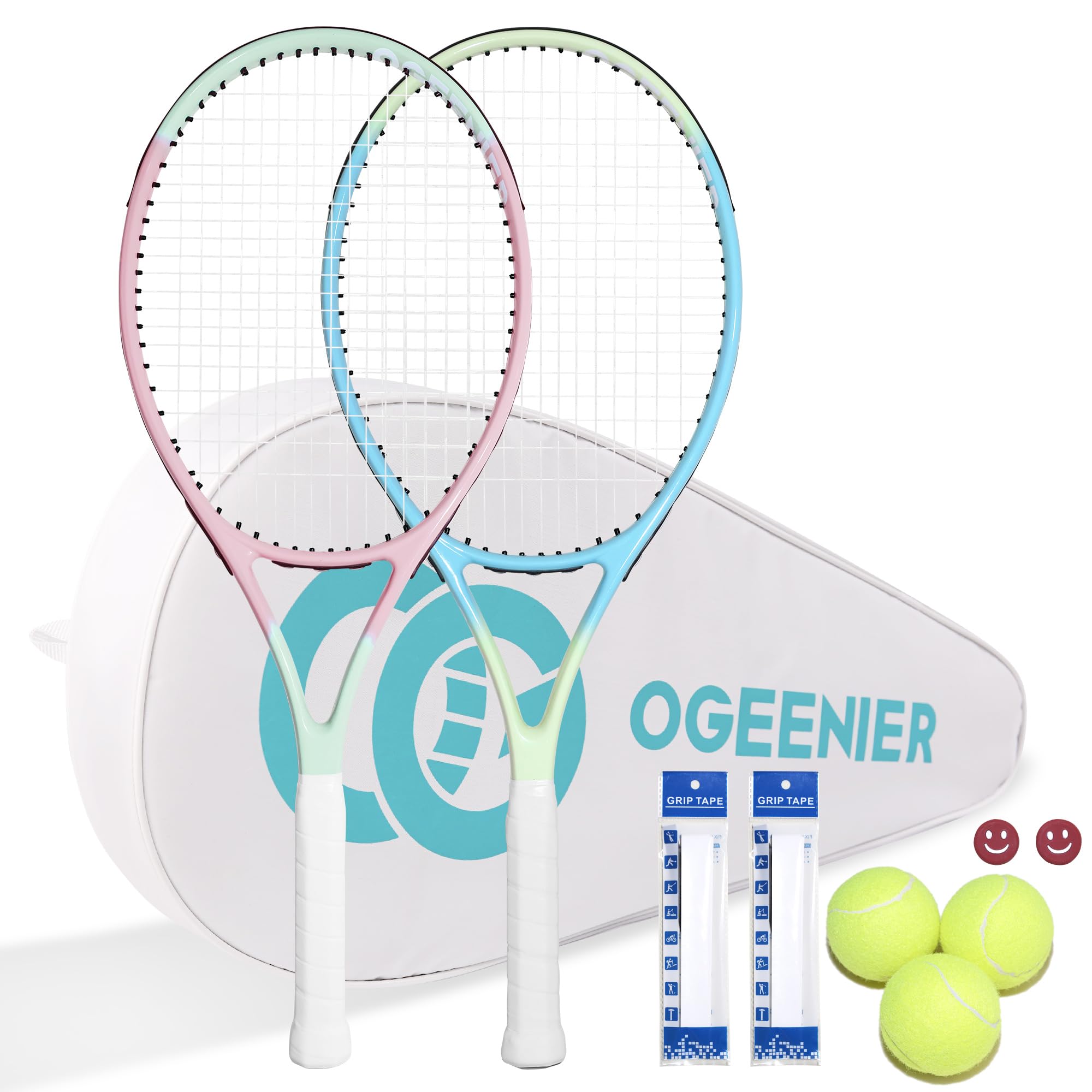 OGEENIER Tennis Rackets Set of 2