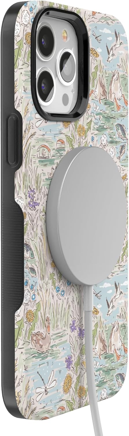 Casely iPhone 13 Pro Case | The Waddle Path | Duck Pond | Bold Protective Design | Compatible with MagSafe