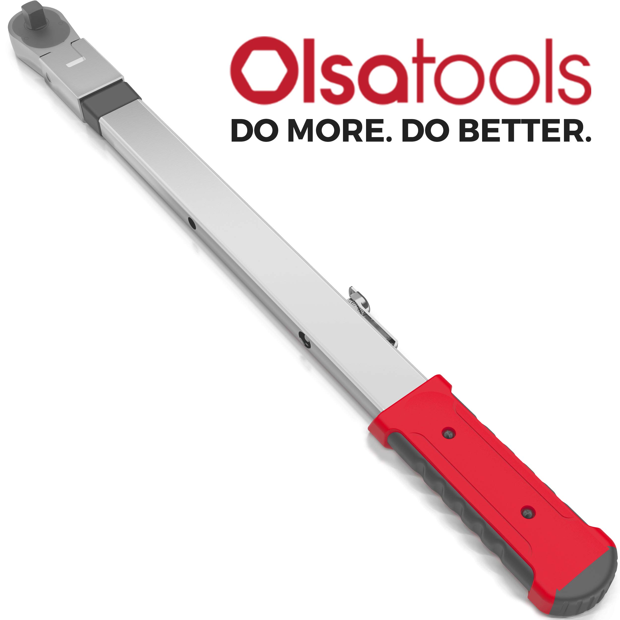 Olsa Tools Split Beam Torque Wrench, 1/2 inch Drive, +4 Accuracy (50