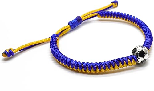 Miniatura 5 de MANYC Soccer Bracelets for Men Women and Kids - Stylish Accessories for Soccer Fans Team Spirit Gifts For boys Girls 8-12 and Game Decor (Redgreen