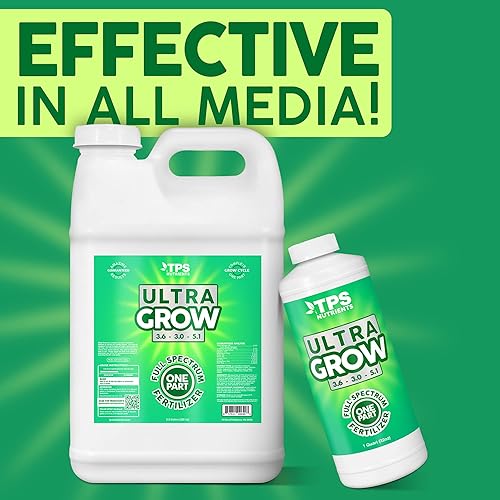 Miniatura 5 de Ultra Grow by TPS Nutrients fertilizante vegetal de una parte con todos los NPK Cal-Mag y micros 1 cuarto de galón 32 onzas
