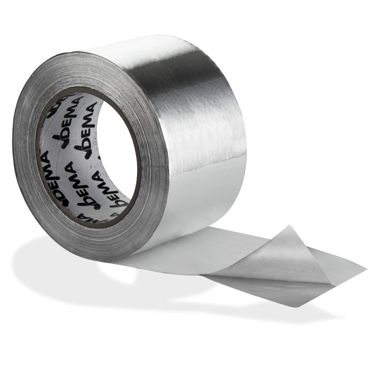 DEMA Aluminium Alu Klebeband – Aluminiumklebeband, 75 mm x 50 m