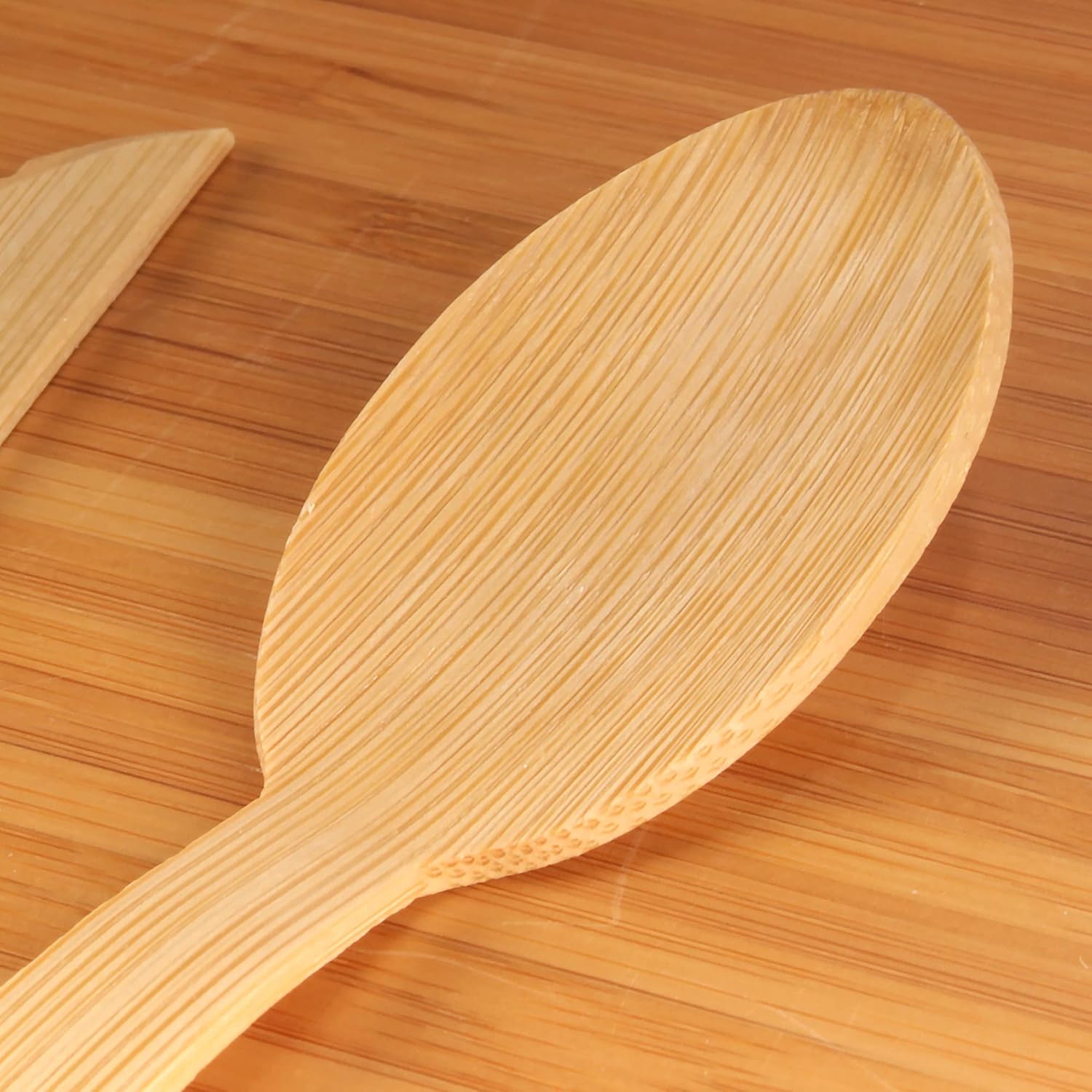 Bulk Pack Natural Dinner Party Catering Bamboo Veneer Utensil - Spoon - 1000pcs