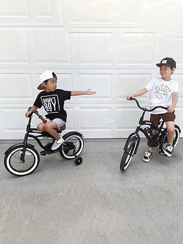 Miniatura 7 de JOYSTAR 12 14 16 Inch Kids Cruiser Bike for Ages 2-7 Years Old Girls & Boys, Kids' Bike with Training Wheels, Coaster Brake, Adjustable Seat &