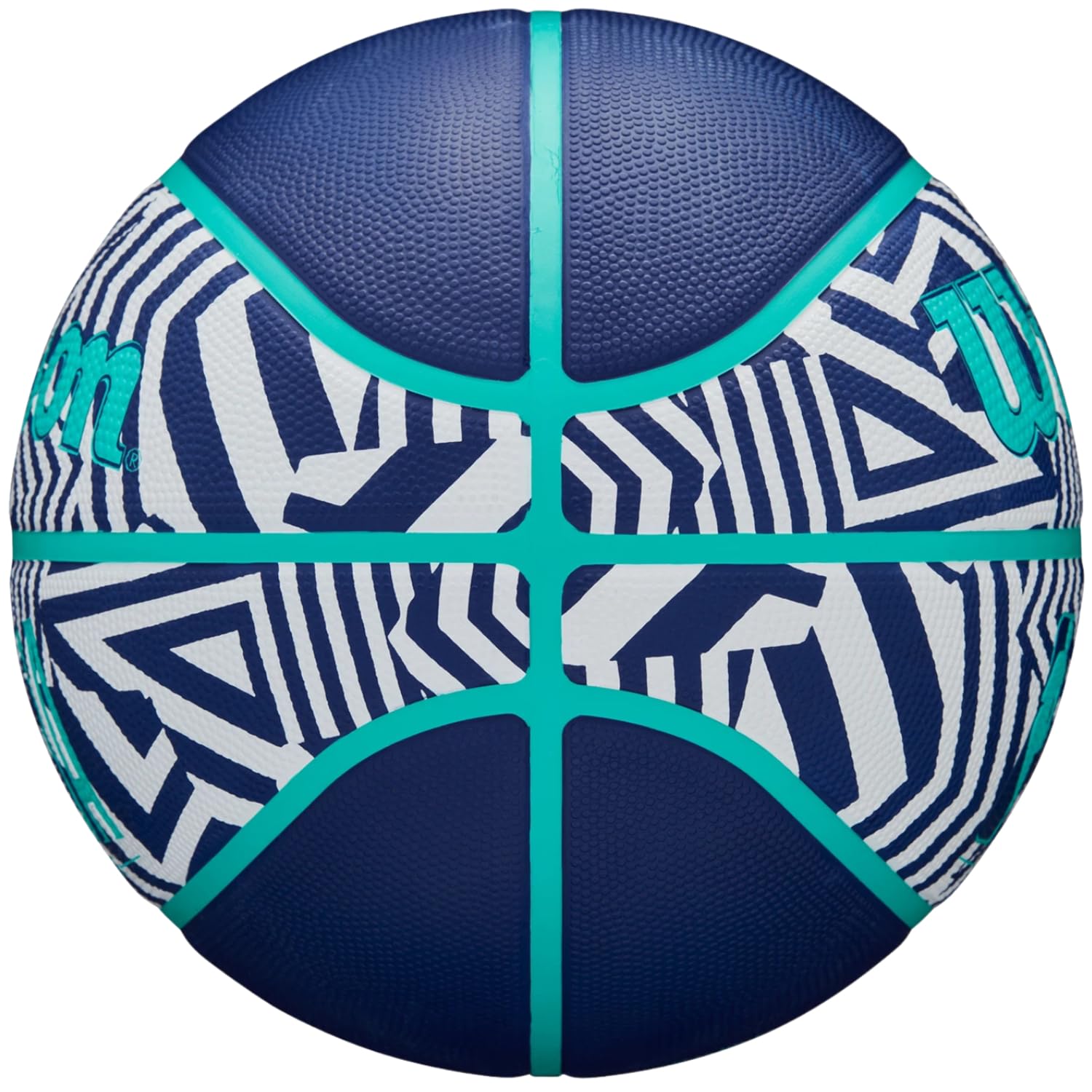 Wilson NBA DRV Plus Dazzle Camo Ball WZ3016102XB, koszykówka, uniseks, granatowe, 5 EU