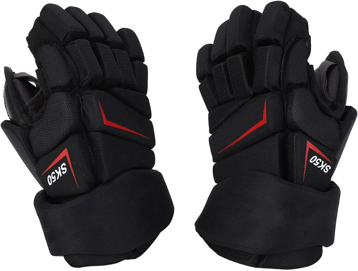 Diydeg Ice Hockey Gloves, High Breathability Highly Fitting Street Hockey Gloves with Mesh, Versatile Lightweight Protective Equipment for Hockey, Roller Hockey, Field Hockey (27.94cm /