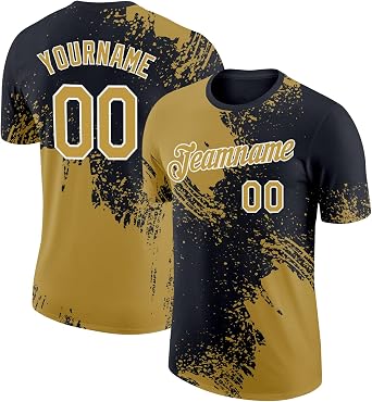 Custom Novelty Baseball Shirts Brush Pattern Personalized Baseball Jerseys Printed Name Number Logo for Men Women Youth