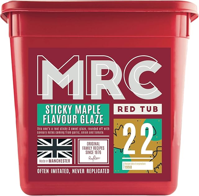 MRC Sticky Maple Glaze 2.5kg  Maple Bacon Seasoning  BBQ Marinade Suitable for Steak, Chicken, Brisket, Pork & Burgers