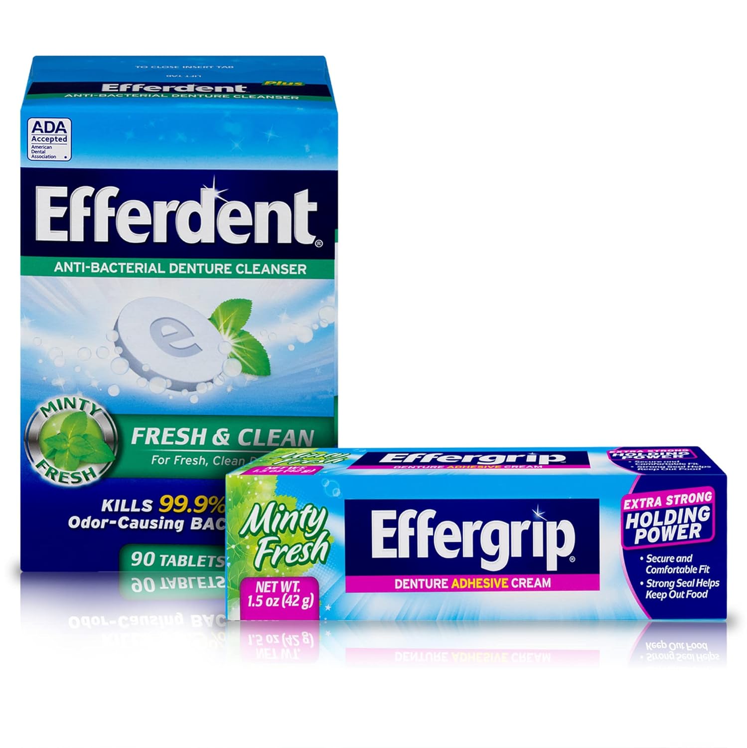 Efferdent Denture Care Kit, Efferdent Denture Cleanser