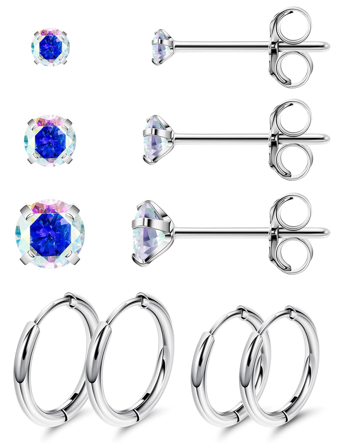 SOMEITIA 20G G23 Titanium Stud Earrings for Women Men Titanium Earrings for Sensitive Ears Huggie Hoop Earrings Hypoallerg... - Review, Price and Buying Guide
