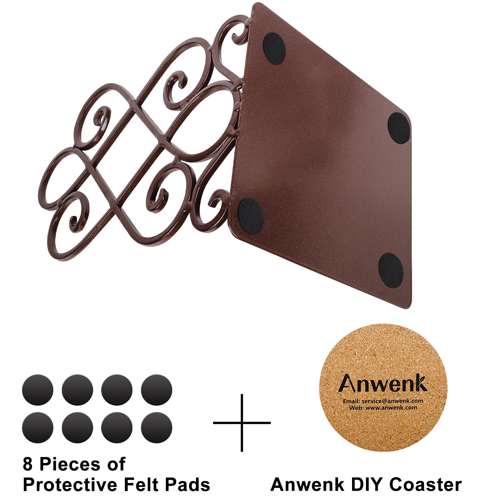 Amazon | Anwenk ビンテージ ブックエンド ブロンズ本立て 高耐久