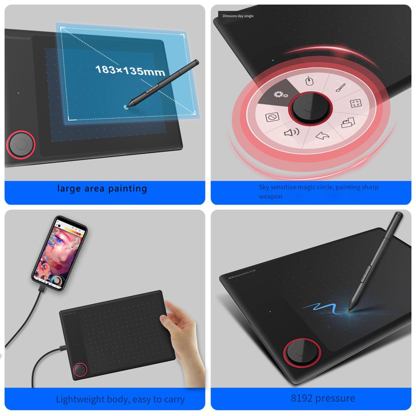 La lavagna digitale può essere collegata al telefono cellulare Tavolo da disegno dipinto a mano Tavolo da disegno Installazione a mano libera