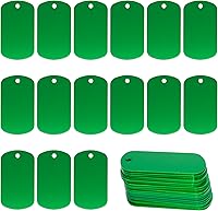 Vista 14 de StayMax Etiquetas en blanco de grabado de aluminio anodizado Paquete de 50 unidades (negro)