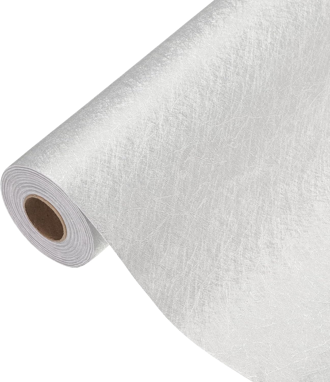 uxcell Silver Grey Silk Contact Paper 15.7" x 394" Self-Adhesive Silk Peel and Stick Countertop Wallpaper Waterproof for Home Kitchen Countertop Cabinet