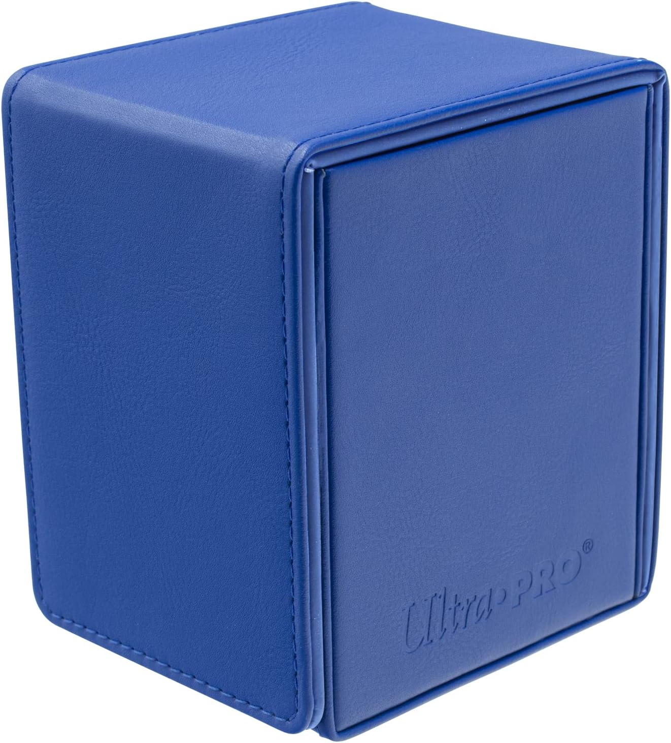 Ultra Pro - Vivid Alcove Flip Card Deck Box (Blue) - Stores & Protects Up To 100 Standard Size Collectible Baseball Gaming Sports or Any Standard Size Cards In Collections
