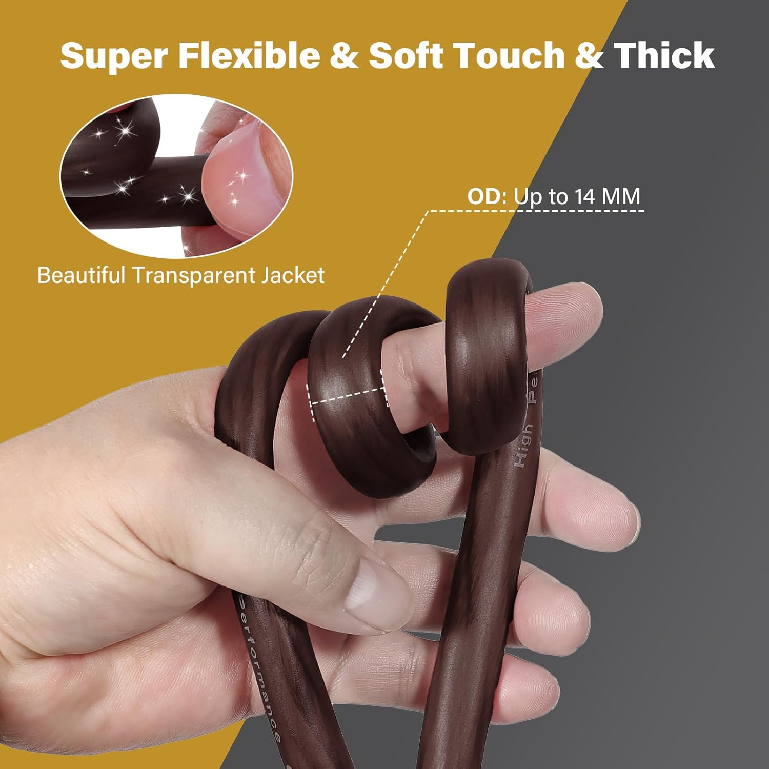 0 Gauge AWG Power Ground Wire Cable 40 Ft Red Translucent, Primary Automotive Battery Welding Electrical Wire Soft CCA Bulk for DIY Car Audio Speaker Amp Solar Marine Generator RV Trailer Inverter